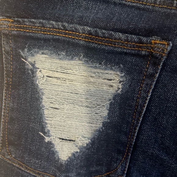 NWT Good American Good Waist Chewed Pocket Jeans - Picture 4 of 6